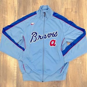 Nike Atlanta Braves Zip Up Sports Track Jacket